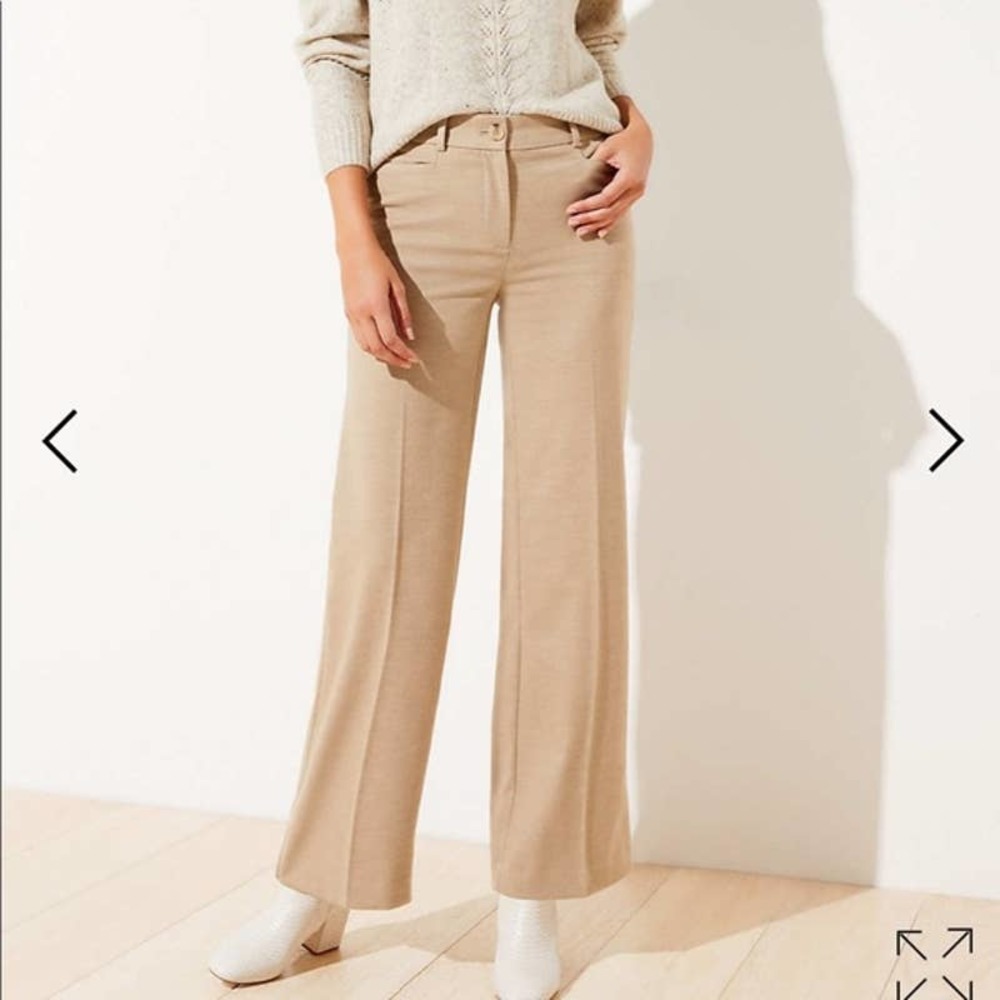 LOFT HIGH WAIST FLARE PANTS  CURVY FIT